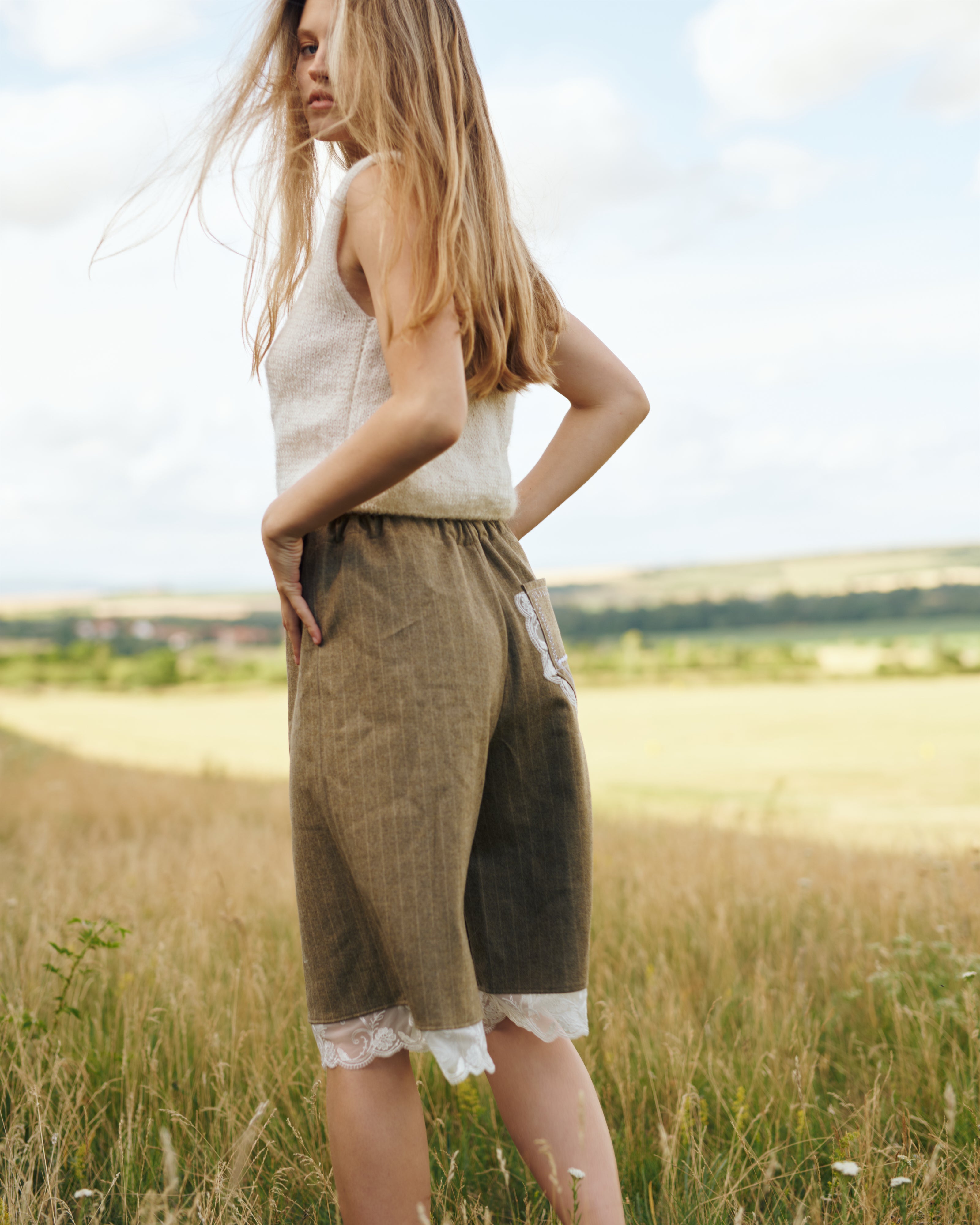 One of a Kind - Delfino mohair shorts