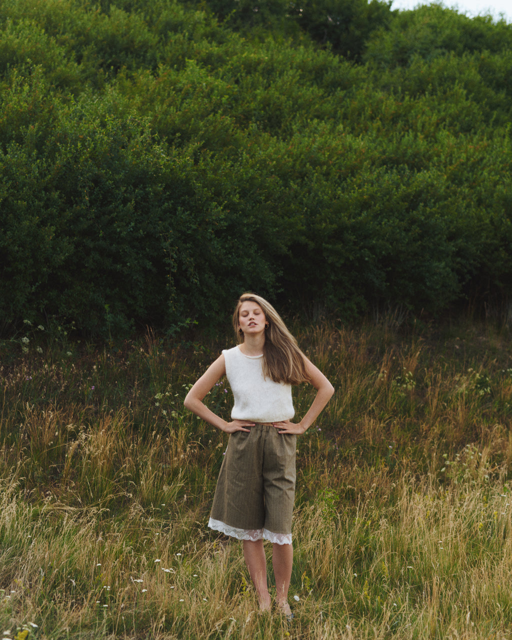 One of a Kind - Delfino mohair shorts
