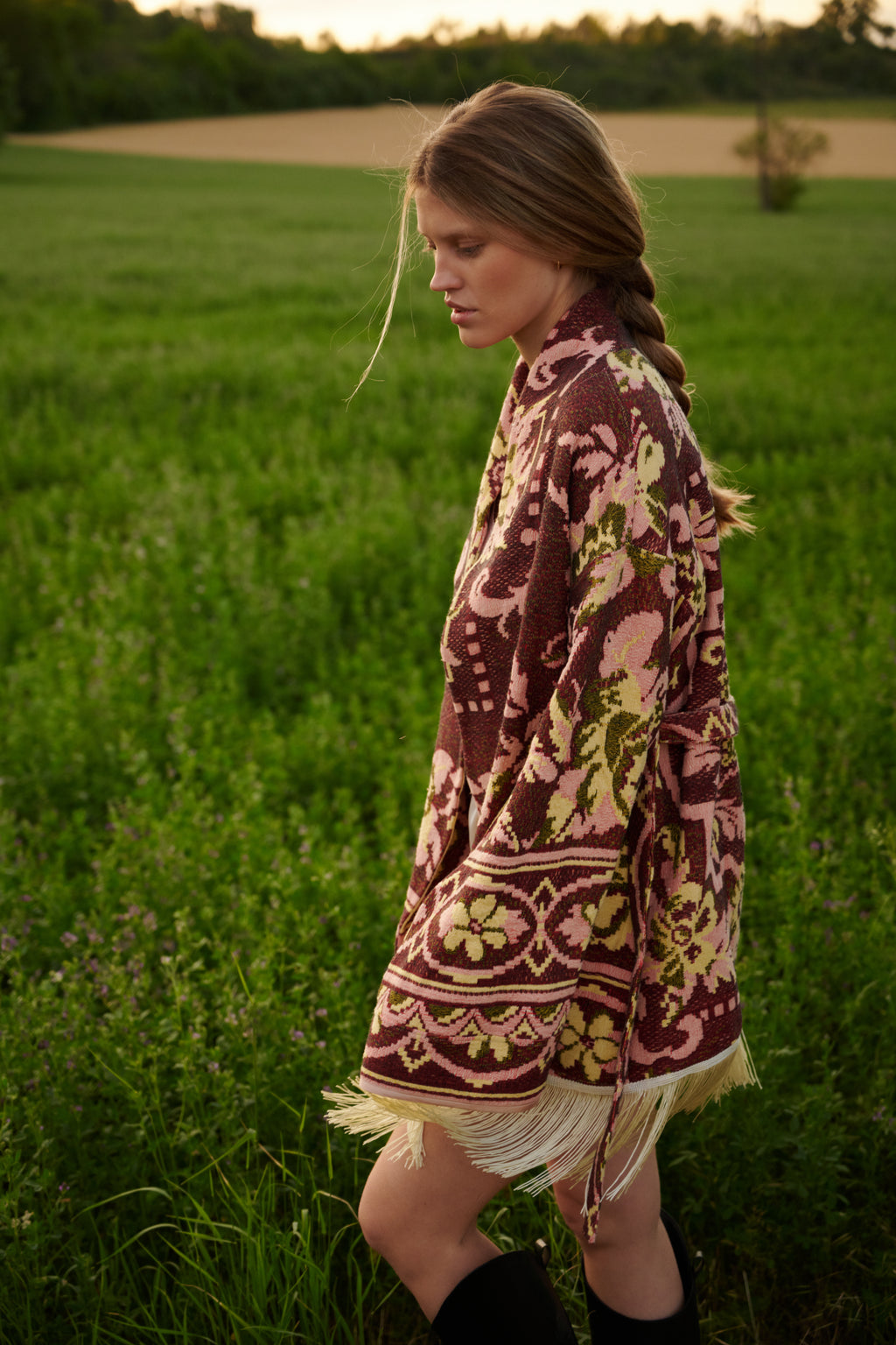 Panzano Wrap Coat (Vintage Blanket Edition)