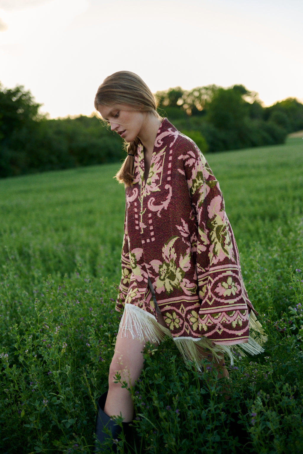 Panzano Wrap Coat (Vintage Blanket Edition)