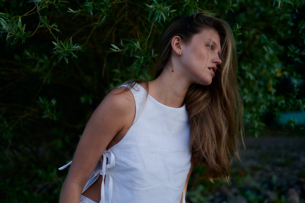Side-Tie Crop Top